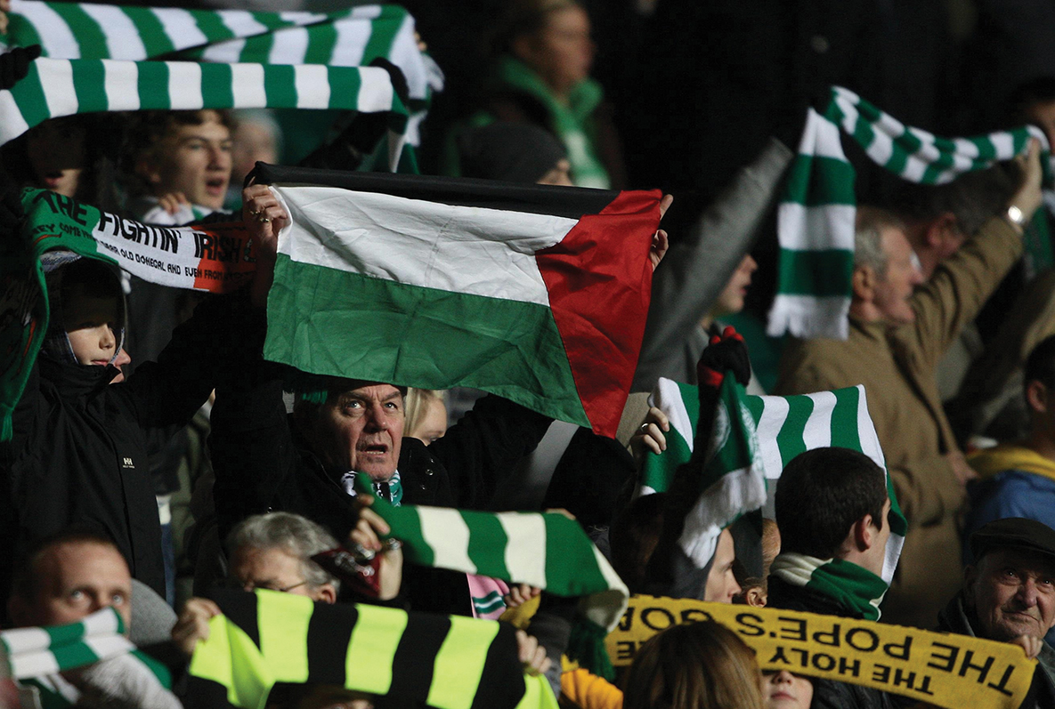 Celtic remove Palestinian flags from stadium before Scott Brown