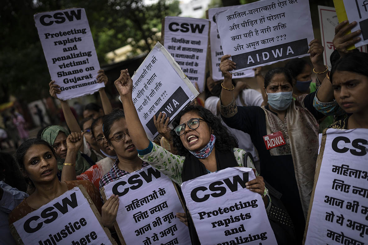 Indian Women Protest Against Release Of Gang Rapists Of Pregnant Muslim Woman Morning Star 0656