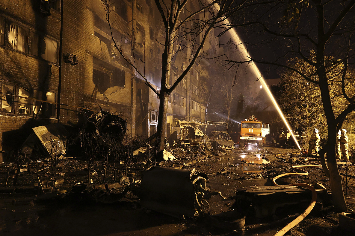 Russian Fighter Plane Crashes Into Nine-storey Block Of Flats, Killing ...