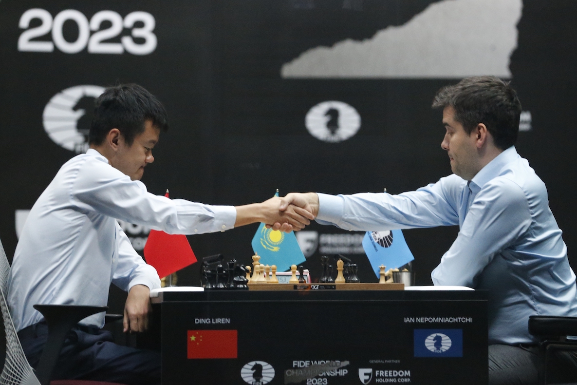 Ding Liren clinches world chess championship crown