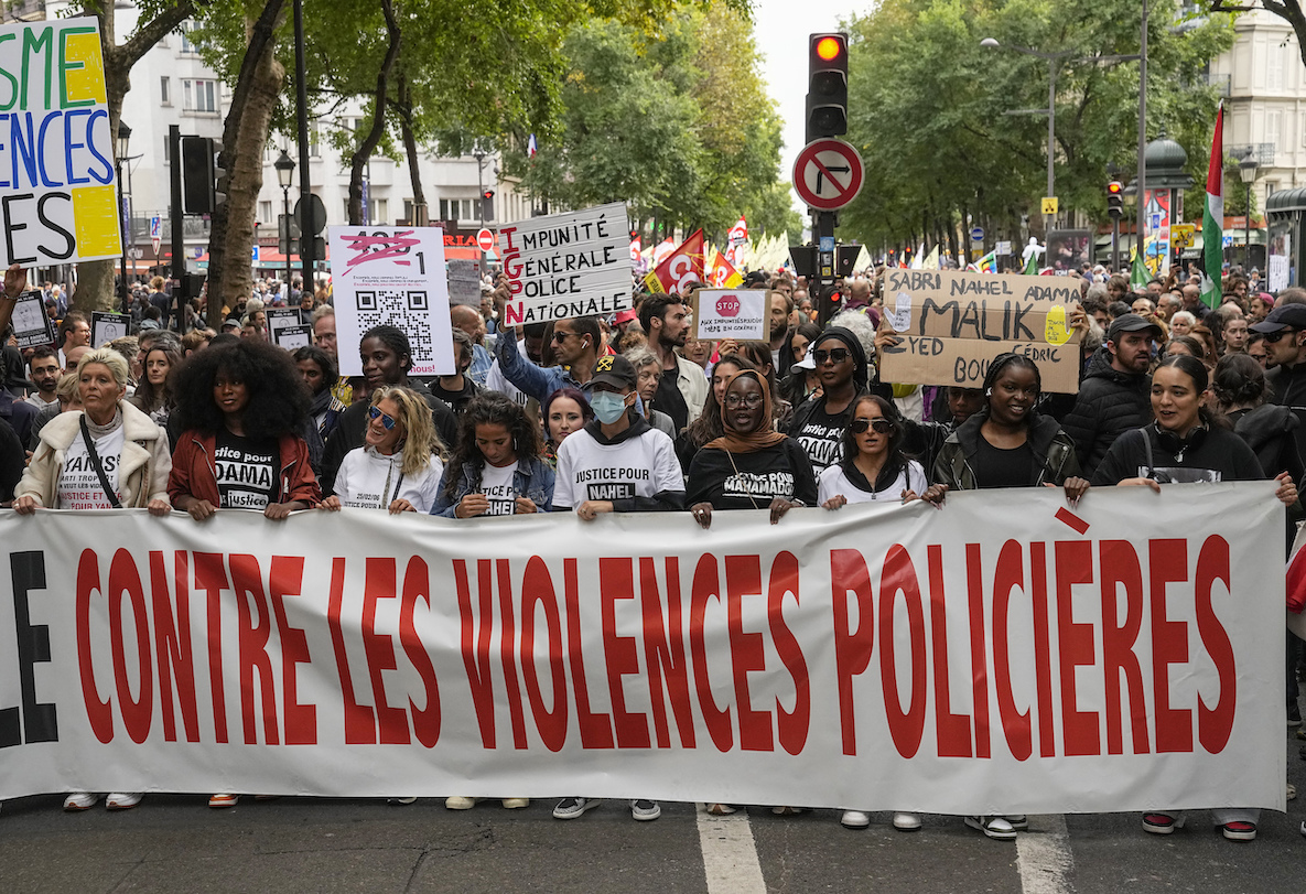 Huge protests held across France against police racism and brutality ...