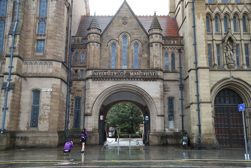 Manchester University apologises after students tear down fences