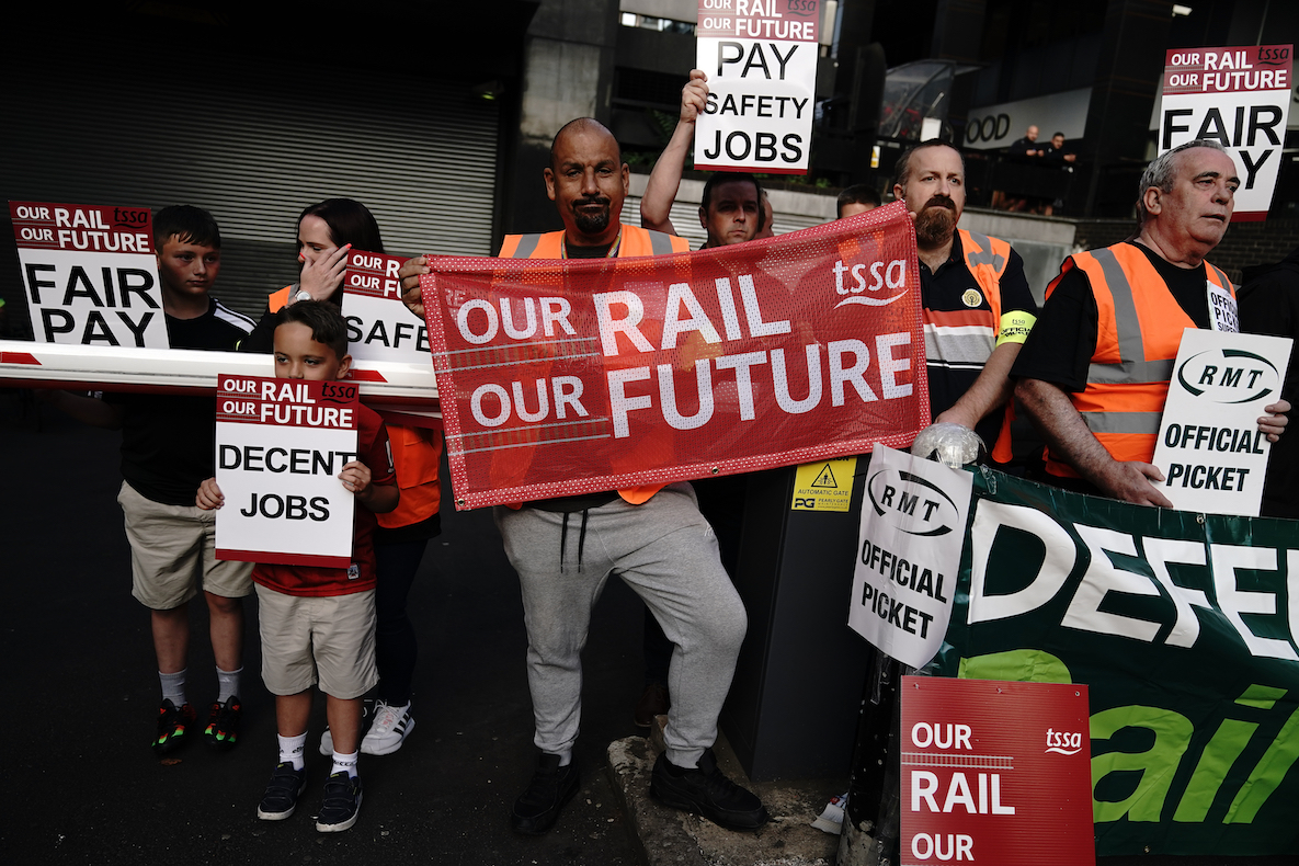 TSSA to ballot thousands of rail workers for strike action Morning Star