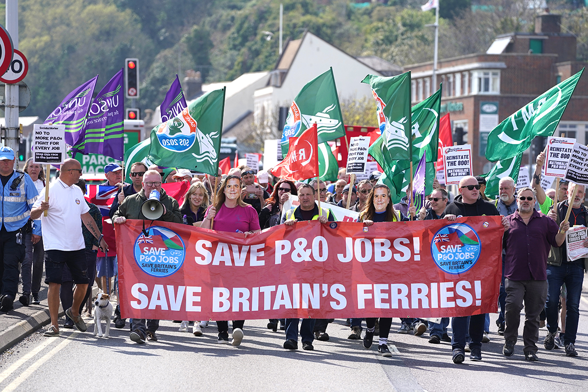 Seafarers' Union RMT Calls For Legislation To Fight P&O Ferries ...