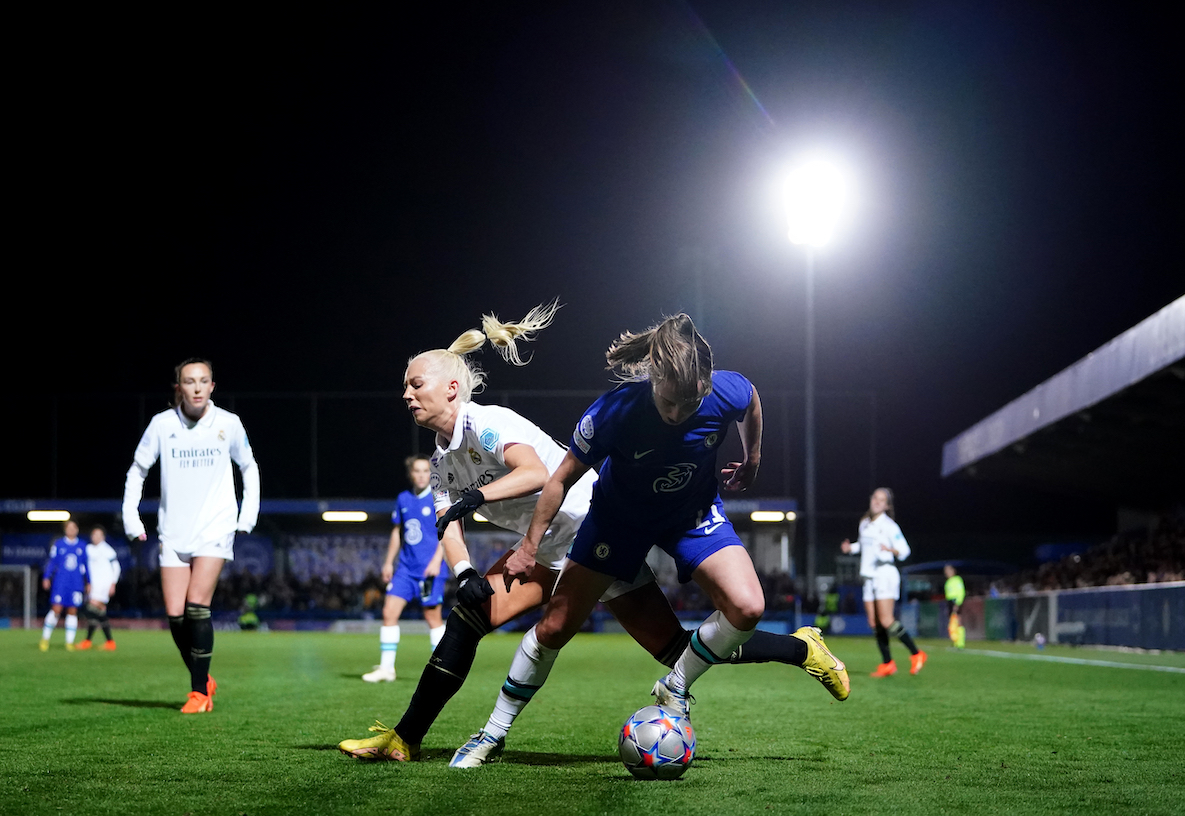 Misa Rodriguez of Real Madrid looks on during the UEFA Women's