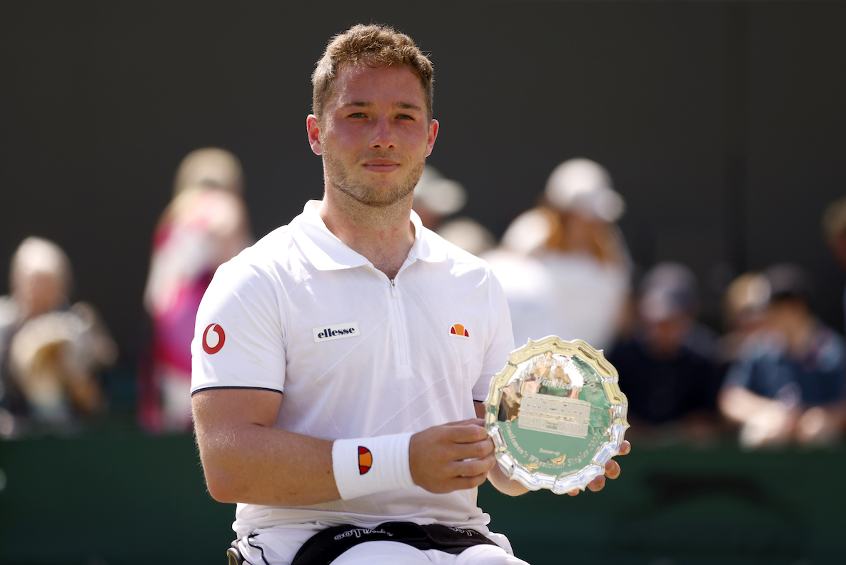 Men’s Tennis Hewett sets up chance to win fourth French Open wheelchair