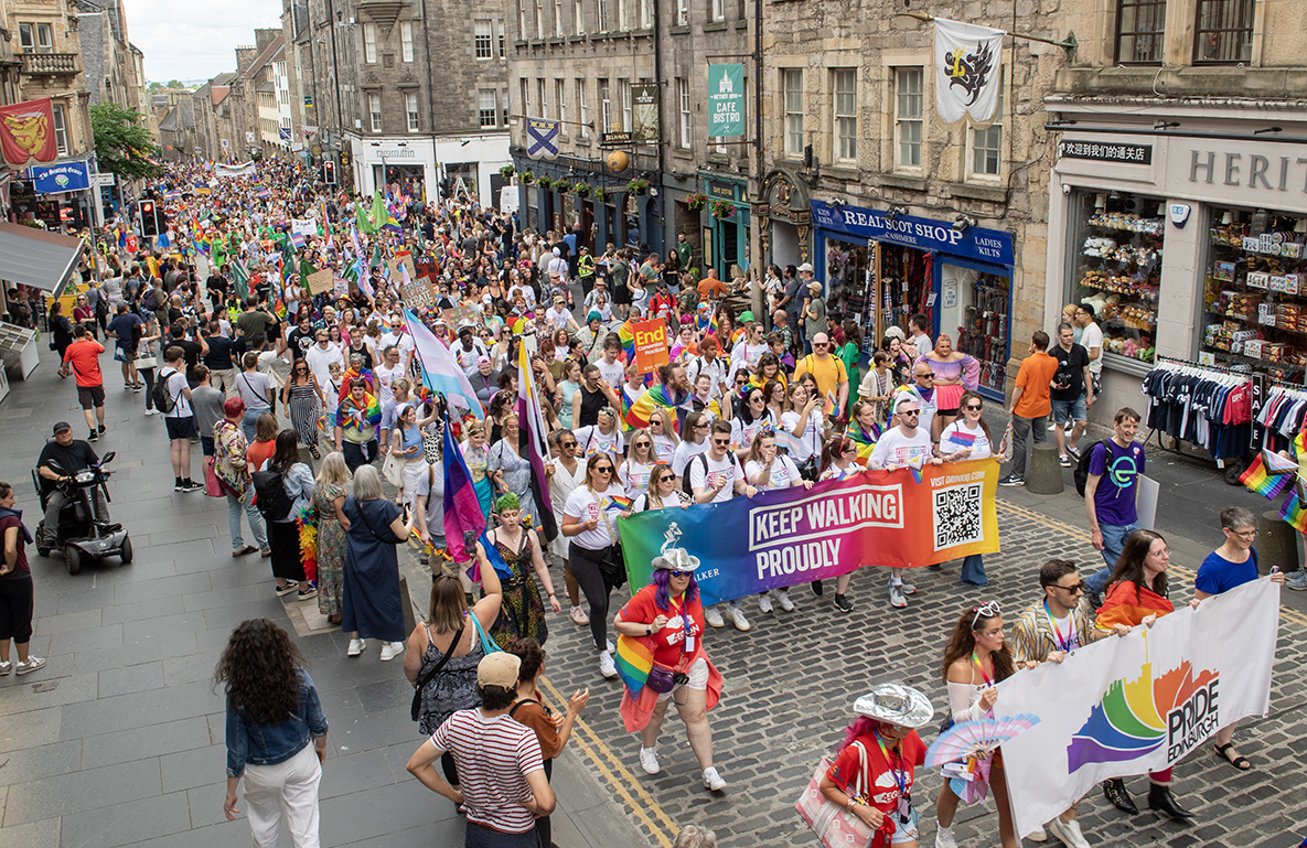 Edinburgh Pride March Breaks New Attendance Record Morning Star