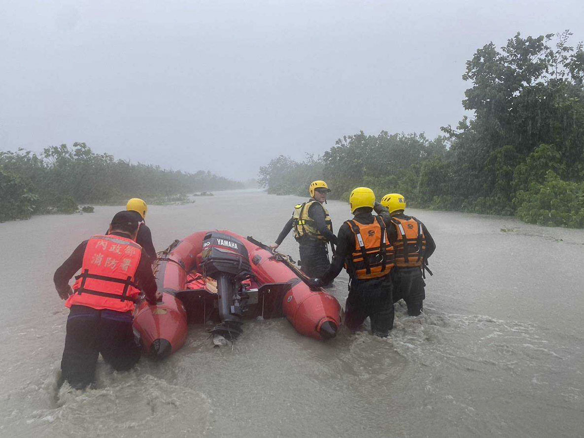 Typhoon Gaemi causes severe flooding and landslides in Taiwan as it ...