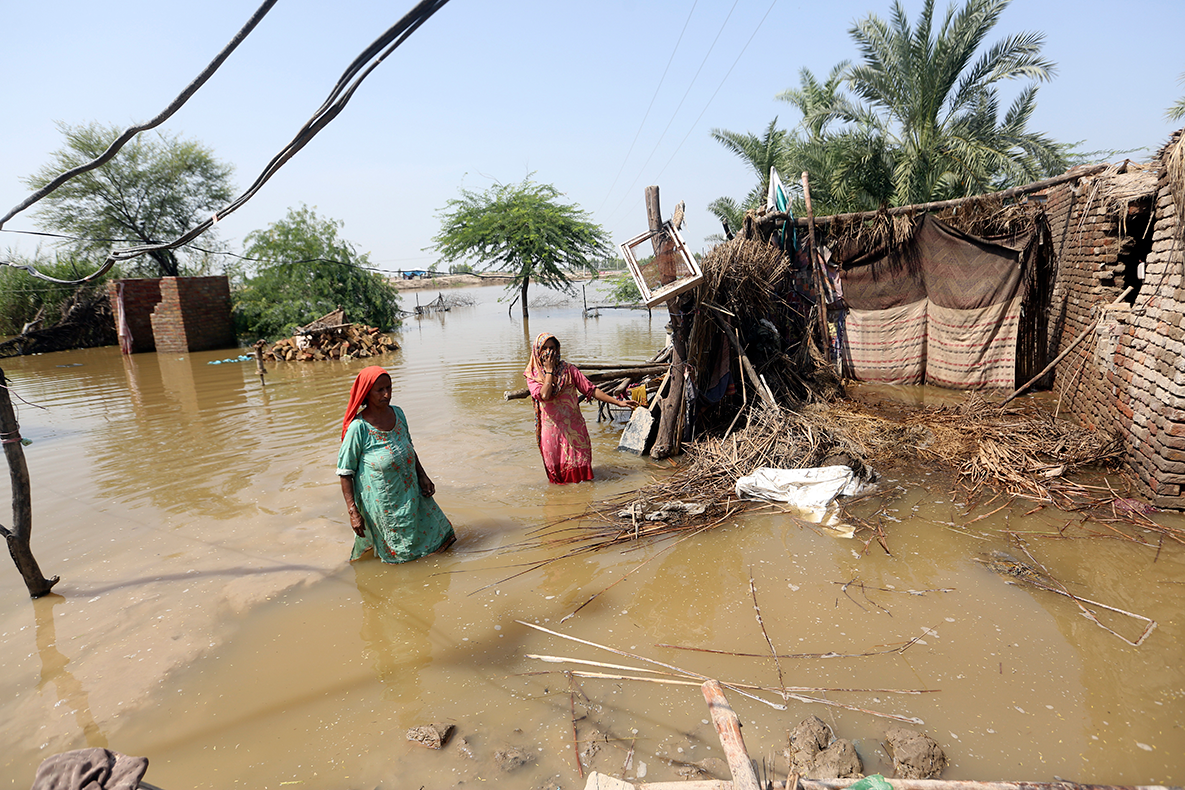 Fears of waterborne diseases as floods recede in Pakistan.