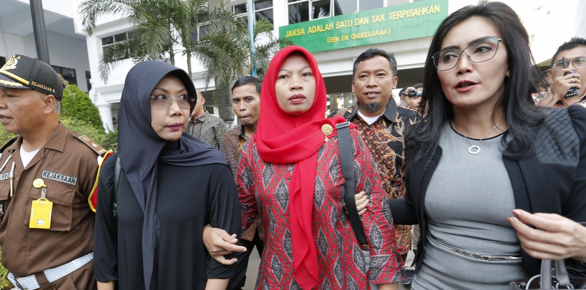 Indonesian woman granted amnesty against communication charges while