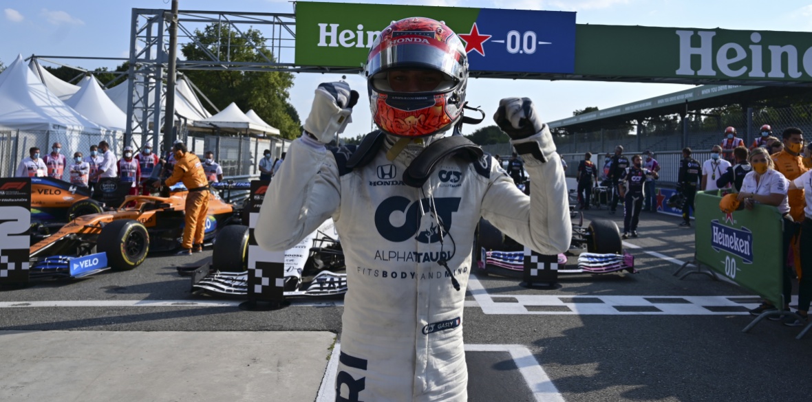 Figo! 16+  Fatti su  Pierre Gasly Wins The Italian Grand Prix? Scarperia e san piero, italy.