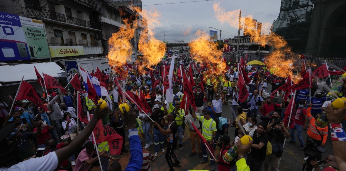 Protests continue in Panama as talks break down in fuel dispute