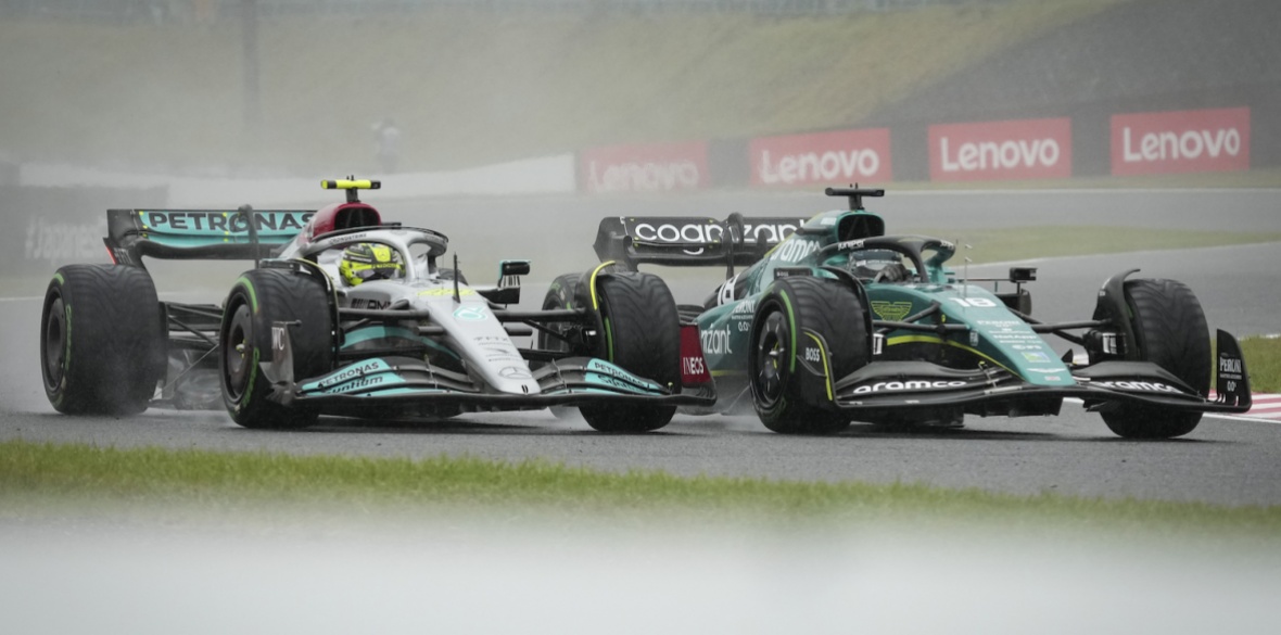 Formula One Russell Leads Hamilton In Mercedes One-two During Japan GP ...