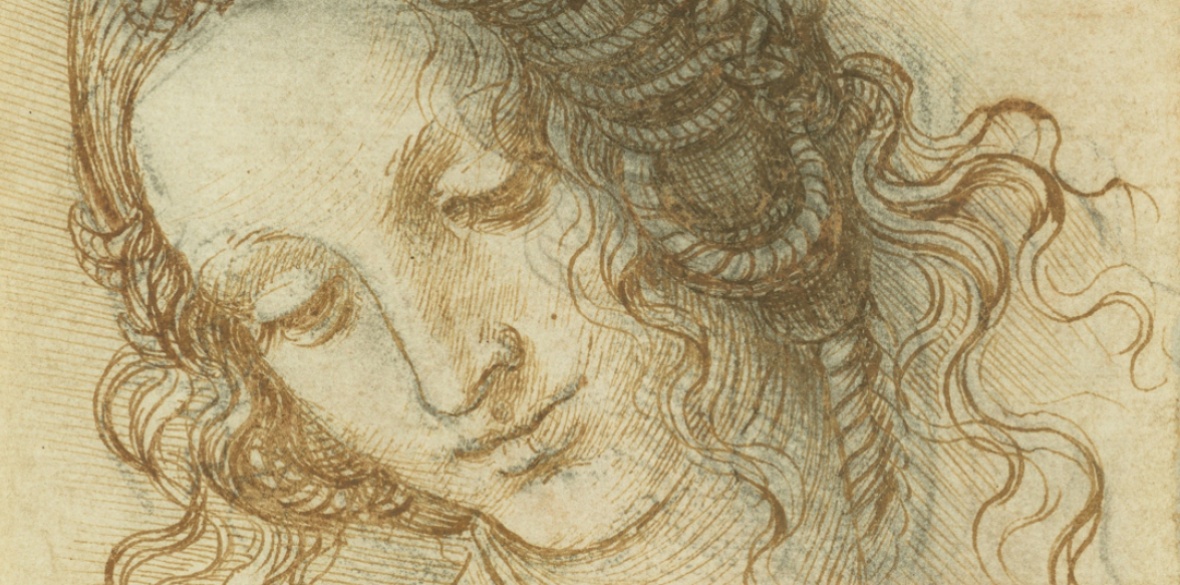 The head of Leda, by Leonardo da Vinci, c1505-8