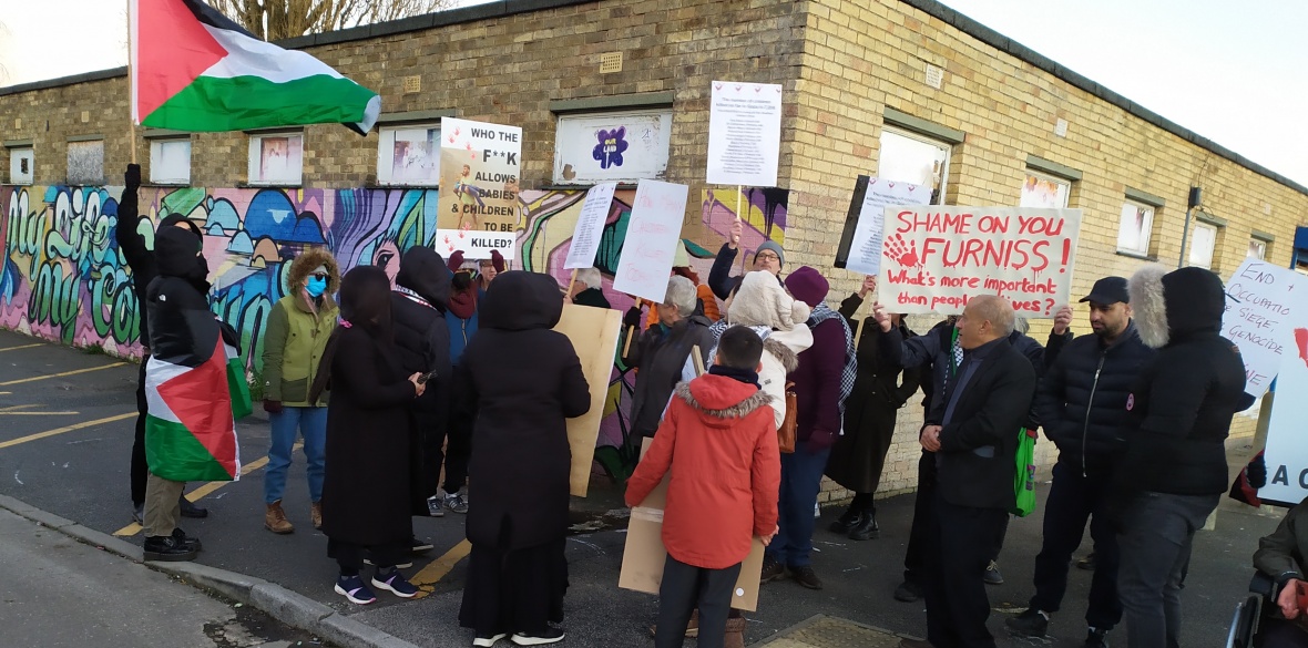 Palestine supporters target office of Sheffield Labour MP over