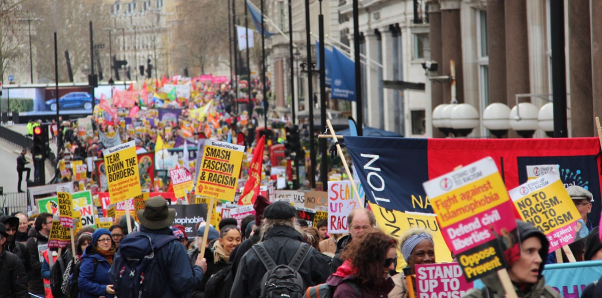 London anti-racist march, photo by Ceren Sagir