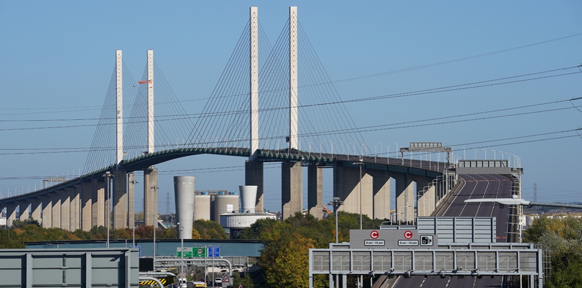 Just Stop Oil activists still on top of Queen Elizabeth II Bridge