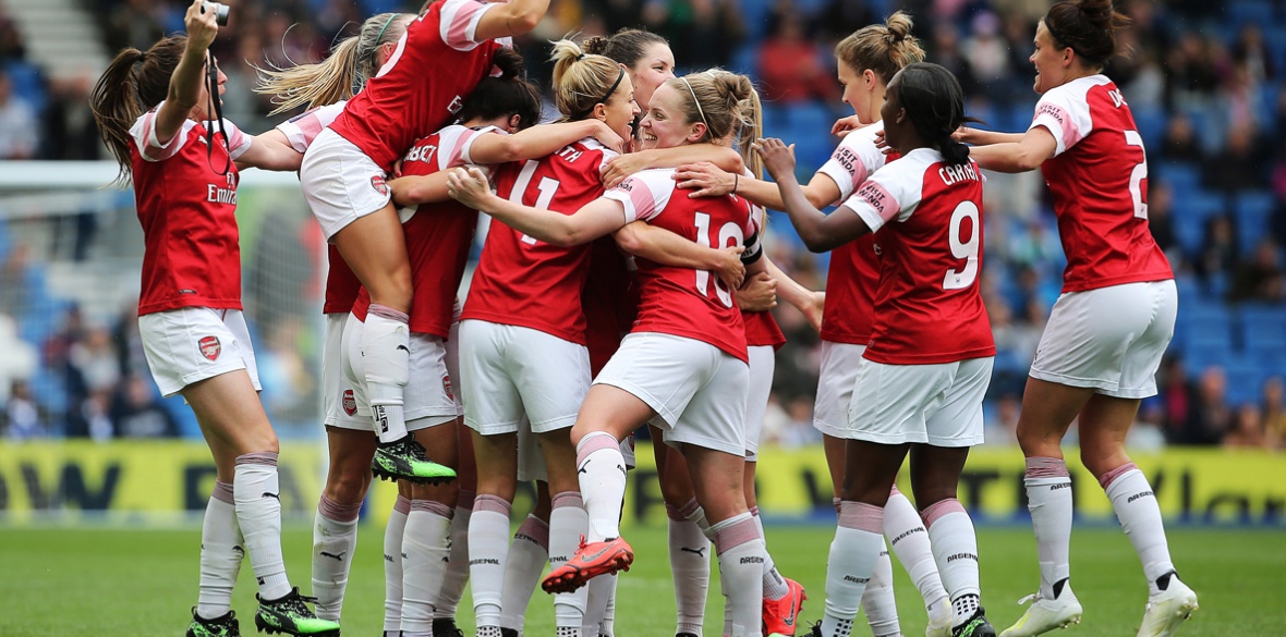 Women's Football Arsenal clinch their WSL title for the first time in