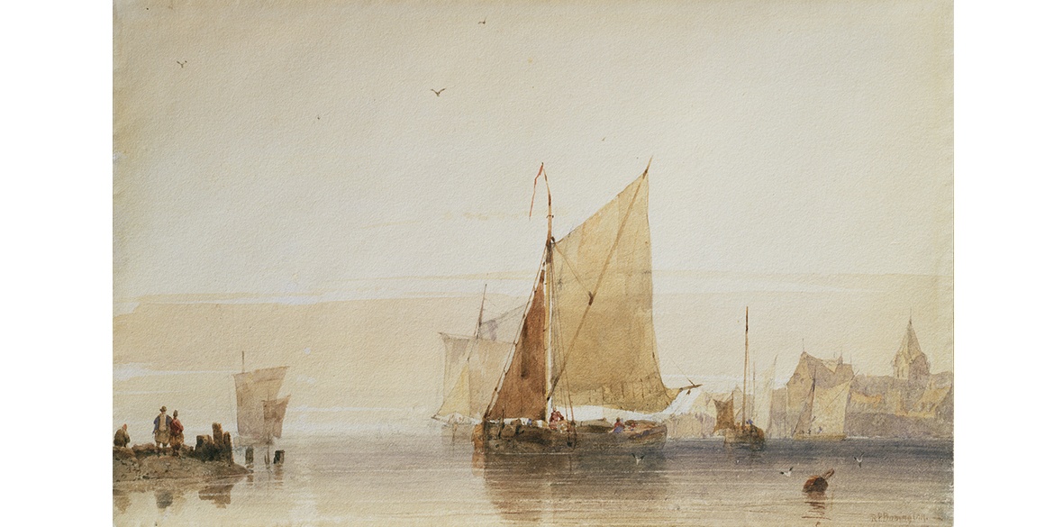 Richard Parkes Bonington: Seapiece: Off the French Coast Picture