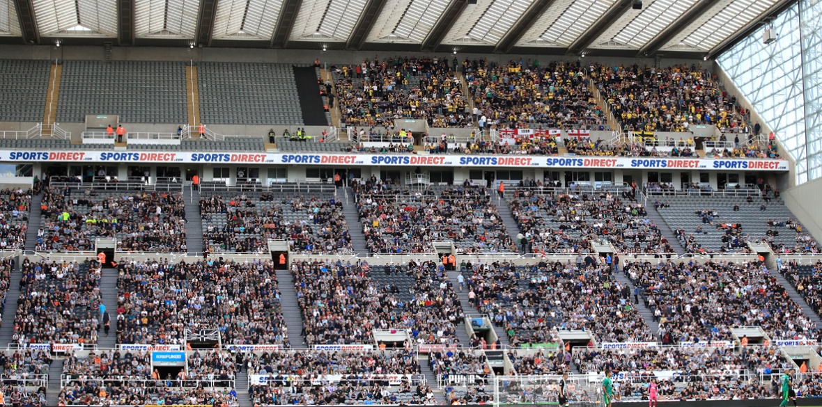 Men's Football Newcastle fans stay away as team draws with Watford ...