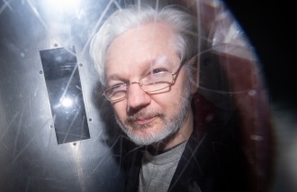 Julian Assange, who Westwood describes as a ‘hero’