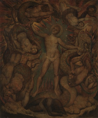 The Spiritual Form of Nelson Guiding Leviathan by William Blake
