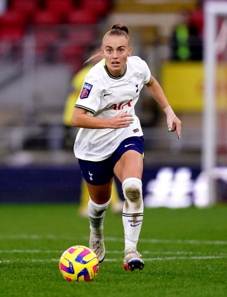 Molly Bartrip says Tottenham beating Arsenal this weekend 'would