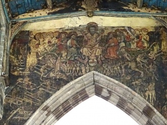 The Last Judgement painting in Coventry’s Holy Trinity church (Philip Halling/Creative Commons)