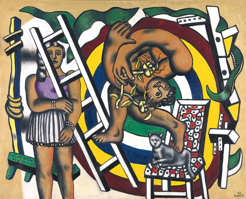 The Acrobat and his Partner by Fernand Leger, 1948