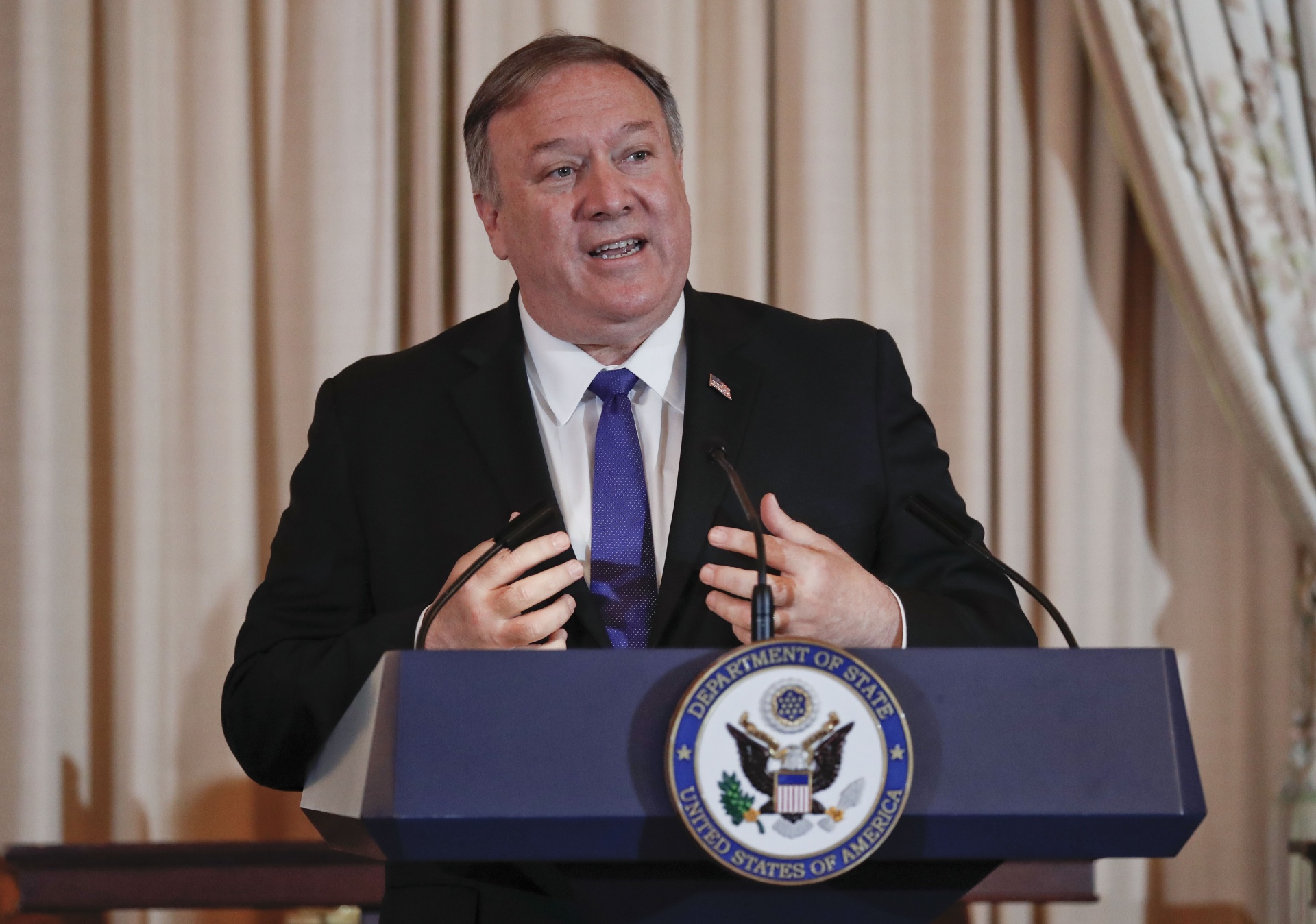 US secretary of state and former CIA director Mike Pompeo