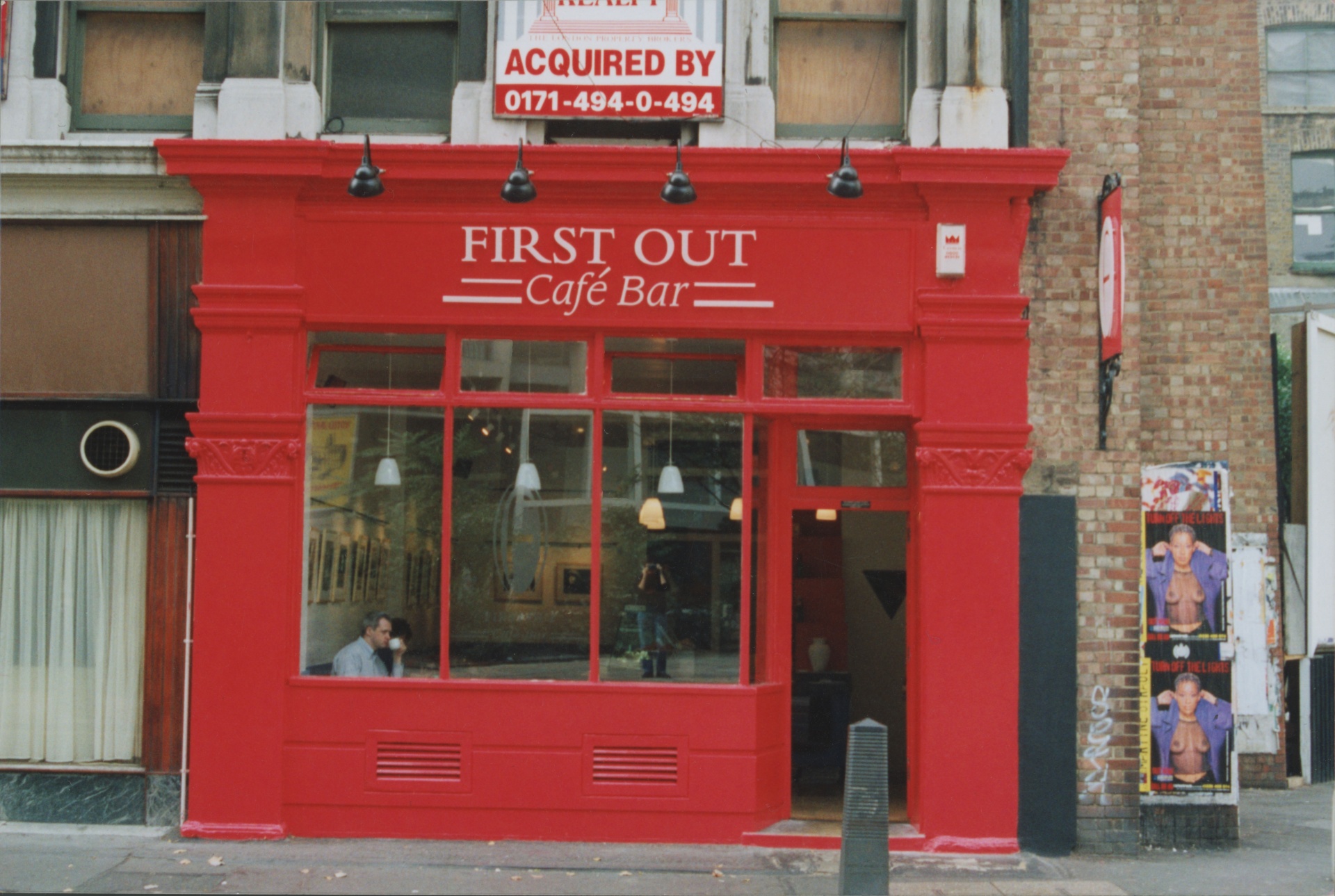 First Out Cafe, photograph courtesy of Malcolm Cowley and Robert Kincaid