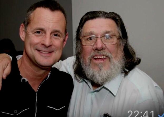 Shaun Walton (left) with Ricky Tomlinson