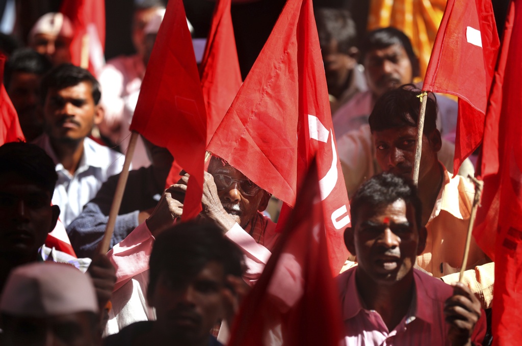 In Pictures The largest strike in history is happening in India right ...