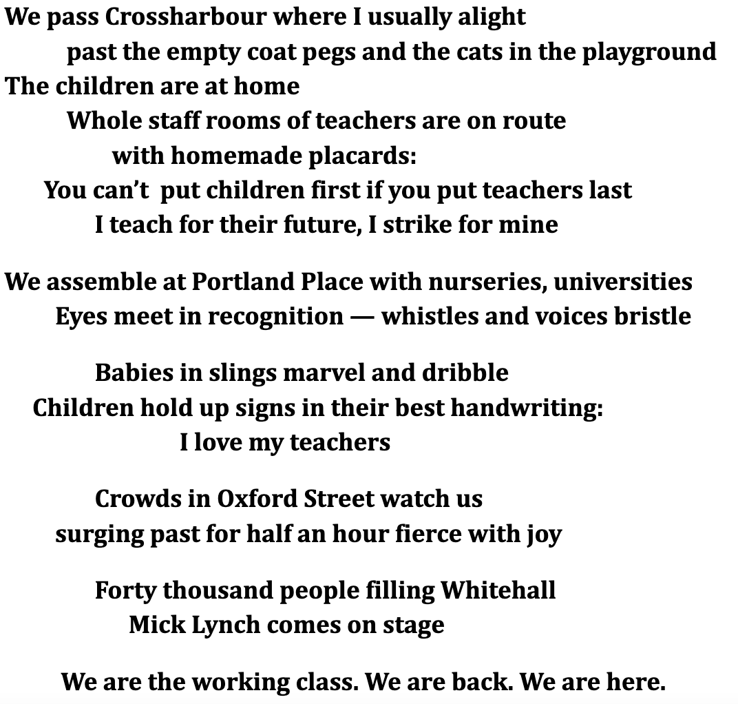 21st Century Poetry Teachers Strike | Morning Star