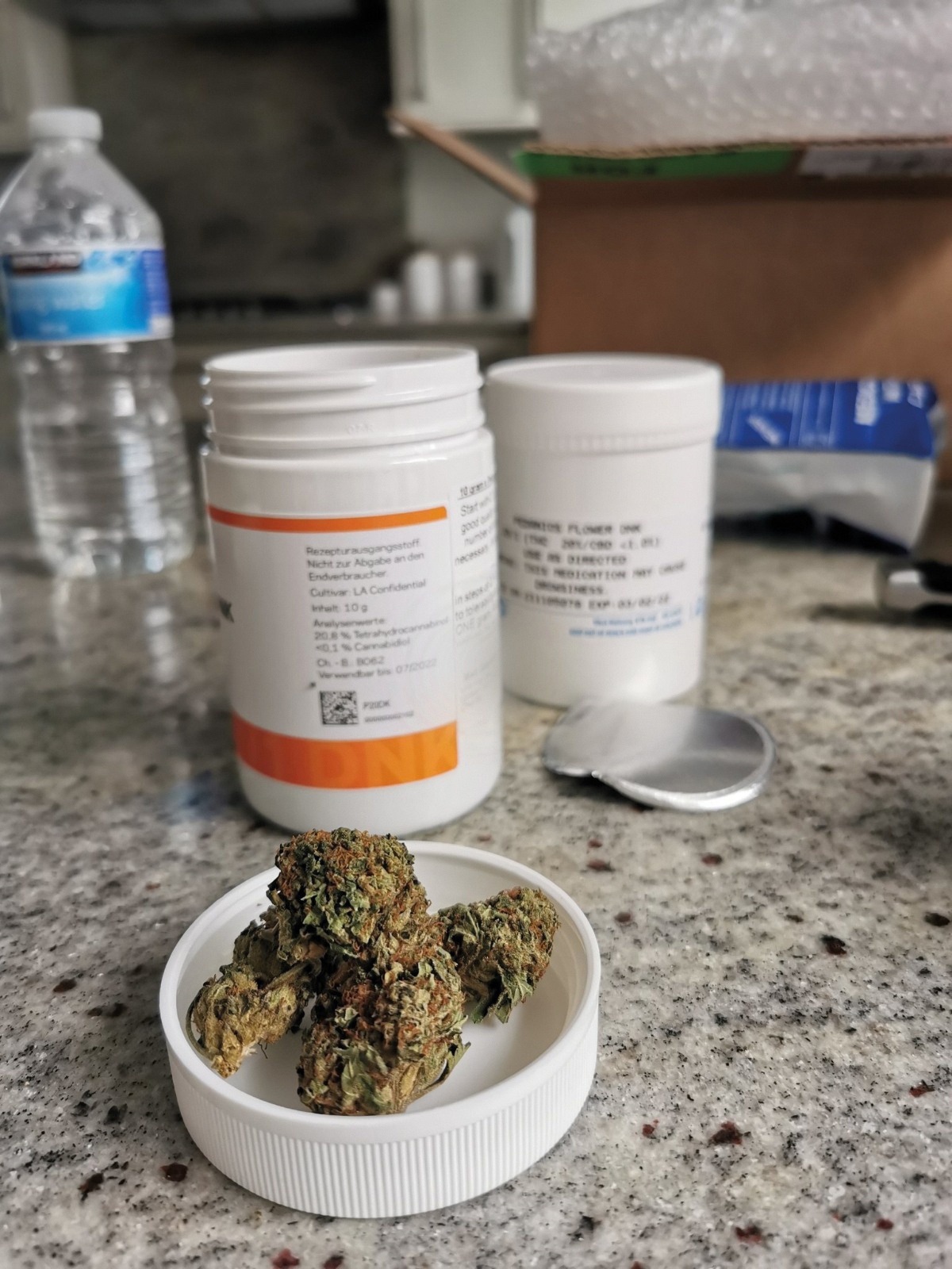 Cannabis patient Matt’s prescription (pictured) is legal, but costs twice what it would illegally on the street.
