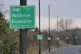 A ‘Stop Heathrow Expansion’ sign on a lamppost on Hollow