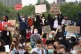 Protesters at the Hyde Park rally