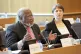 Nirj Deva (left) at the European Parliament