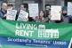 Housing activists protest in Edinburgh