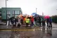 UNITY: GMB members on the picket line outside the ambulance 