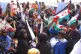 Sahrawi women protesting agains the Moroccan occupation, 200