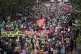 Trade unionists on a Britain is Broken march last year