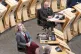 Scottish Green Party co-leaders Patrick Harvie and Lorna Sla