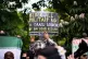 People taking part in a demonstration organised by the Palestinian Youth Movement Britain (PYM) near the Israeli embassy in London, June 13, 2025