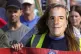 A protestor wears a face mask of P&O Ferries Chief Executive Peter Hebblethwaite during a protest through Dover in Kent, after P&O Ferries sacked 800 workers without notice on March 17, April 19, 2022