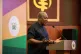 Ghana's President John Mahama speaks to the media at the Jubilee House in Accra, Ghana, September 10, 2025. Photo: Ghana Presidency via AP
