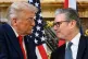 Prime Minister Sir Keir Starmer and US President Donald Trump during a press conference at Chequers, near Aylesbury in Buckinghamshire, on day two of the president's second state visit to the UK. Picture date: Thursday September 18, 2025