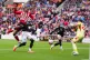 Sunderland's Wilson Isidor attempts a shot on target during the Premier League match at the Stadium of Light, Sunderland, September 21, 2025