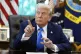 President Donald Trump speaks in the Oval Office of the White House, September 19, 2025, in Washington