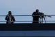 Snipers patrol on the roof of the Fruili Hotel where the Israeli national team is staying, ahead of a World Cup 2026, Group I qualifying soccer match between Italy and Israel at the Friuli Stadium in Udine, Italy, October 14, 2025